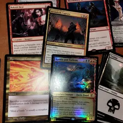 Whole COMMANDER Magic Deck MTG - Spooky Evil Scary VAMPIRES Rares Black & Red - Image 1