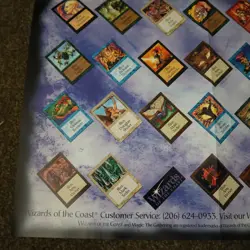 Vintage MAGIC THE GATHERING MTG WIZARDS OF THE COAST PROMO POSTER 1996 16" X 22" - Image 5