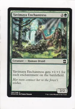 MTG: Eternal Masters: Yavimaya Enchantress **FOIL** - Image 1