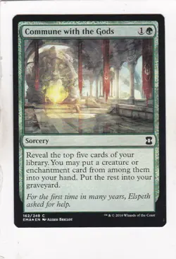 MTG: Eternal Masters: Commune with the Gods **FOIL** - Image 1