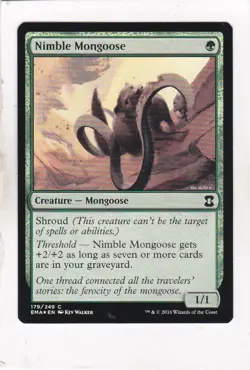 MTG: Eternal Masters: Nimble Mongoose **FOIL** - Image 1