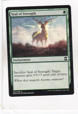 MTG: Eternal Masters: Seal of Strength **FOIL** - Image 1