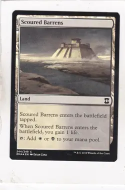 MTG: Eternal Masters: Scoured Barrens **FOIL** - Image 1