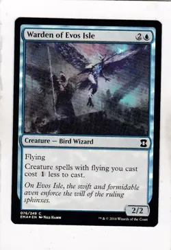 MTG: Eternal Masters: Warden of Evos Isle **FOIL** - Image 1