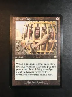 Monkey Cage - Mercadian Masques - MTG Magic The Gathering MP/HP - Image 1