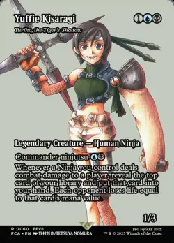 1x Yuffie Kisaragi Light Play MTG Magic - Kid Icarus - - Image 1