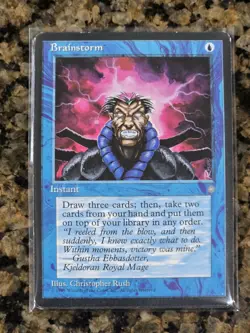MTG - Brainstorm Ice Age Regular Uncommon - Image 1