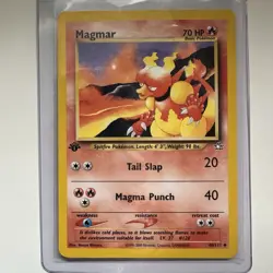 Pokemon TCG Magmar Neo Genesis 40/111 Regular 1st Edition Uncommon - Image 1