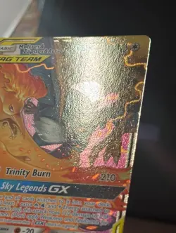 2019 POKEMON HIDDEN FATES MOLTRES & ZAPDOS & ARTICUNO TAG TEAM GX 44/68 - Image 3
