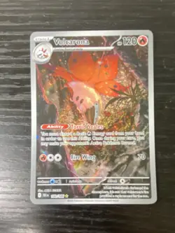 Volcarona 100/086 Pokemon TCG: Scarlet & Violet - Black Bolt Illustration Rare - Image 1