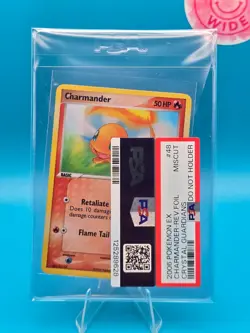PSA Miscut - 2006 Pokemon EX, Charmander, Rev. Foil, Crystal Guardians - Image 1