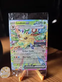 Pokemon TCG - Leafeon ex - (Prismatic Evolutions Stamp) 006/131 Holo SEALED - Image 2