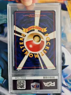 1997 Pokemon Japanese Team Rocket Zubat #41 Graded PSA 9 Mint - Image 5