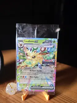 Pokemon TCG - Leafeon ex - (Prismatic Evolutions Stamp) 006/131 Holo SEALED - Image 2