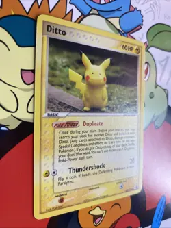 Pokemon TCG - Ditto (Pikachu) 63/113 EX Delta Species - NM Non Holo - Image 2