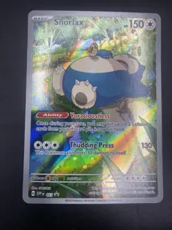 Snorlax SVP 051 Pokemon TCG Scarlet & Violet 151 ETB Black Star Promo NM - Image 1