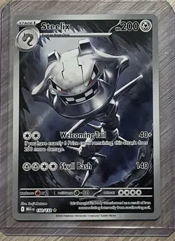 Pokemon Mega Evolutions STEELIX 150/132 Illustration Rare - English - Image 1