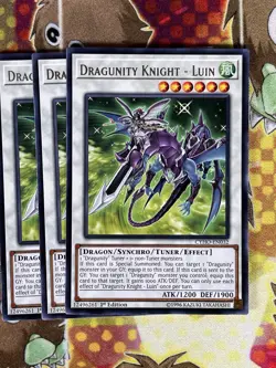 Yugioh Dragunity Knight - Luin CYHO-EN032 Playset - Image 1