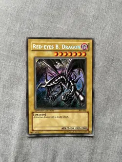 Yugioh Red-Eyes B. Dragon BPT-005 2002 Collector's Tin Limited Ed SECRET RARE - Image 1