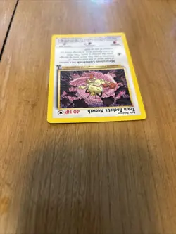 Pokemon Team Rocket’s Meowth Promo Black Star Card #18 - Image 5