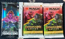 mtg sealed booster packs lot - Collector Booster - 10 Extra Cards!!! - Image 1