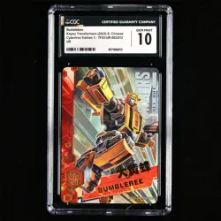 CGC GEM MINT 10 KAYOU 2023 Transformers CCG Card TF03-UR-002 Bumblebee - Image 1