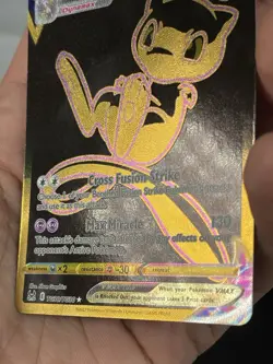Pokemon Mew VMAX Fusion Strike Holo Ultra Rare Card TG30/TG30 - Image 5