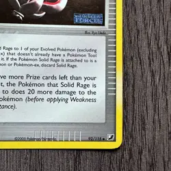 Solid Rage 92/115 Unseen Forces Reverse Holo NM Pokemon Card TCG - Image 5