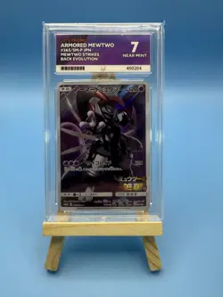 Armoured Mewtwo Promo 365 Ace Graded 7 Pokemon Card Mewtwo Strikes Back Evo - Image 1
