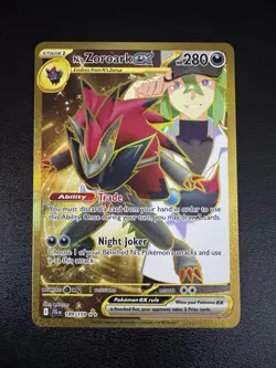 N's Zoroark ex 189/159 Sv09: Journey Together Hyper Rare Card Pokemon TCG - Image 1