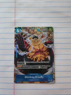 OP11-058 TR Monkey.D.Luffy OP13 English One Piece TCG Card Treasure rare - NM - Image 1
