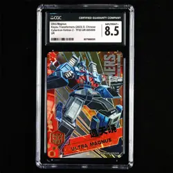 CGC NM/MINT+ 8.5 KAYOU 2023 Transformers CCG Card TF02-UR-005 Ultra Magnus - Image 1