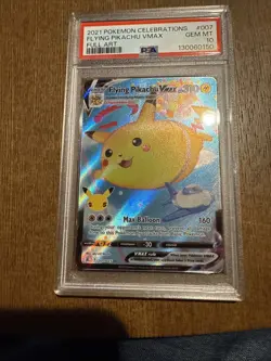 Pokemon TCG Flying Pikachu VMAX Holo Ultra Rare Card 007/025 Celebrations - Image 1