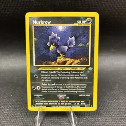Murkrow 24/111 Neo Genesis Rare Vintage Pokemon Card TCG English - Image 1