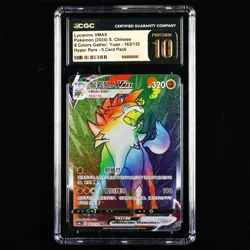 CGC PRISTINE 10 Nintendo 2024 Pokemon PTCG CHN. card- Lycanroc VMAX - Image 1