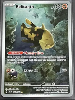 Pokemon Card TCG - Relicanth 173/162 Illustration Rare Temporal Forces Near Mint - Image 1