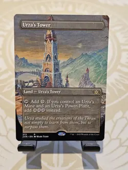 MTG · Urza's Tower (Borderless) · Double Masters #372 · NM/Near Mint · RARE - Image 1