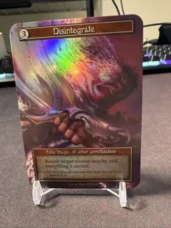 Disintegrate FOIL NM/M- Elite - Sorcery: Contested Realm BETA - Image 1