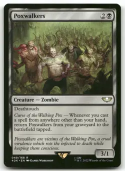 Poxwalkers #49 MTG Warhammer NM X1 - Image 1
