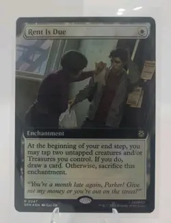 MTG Rent Is Due (Extended Art) (247) | NM Foil | Spider-Man {SPM} - Image 1