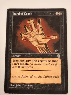 Hand of Death - Portal HP - Magic the Gathering MTG - Image 1