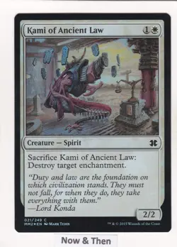 MTG: Modern Masters 2015 Edition: Kami of Ancient Law **FOIL** - Image 1