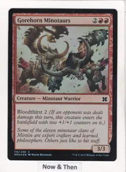 MTG: Modern Masters 2015 Edition: Gorehorn Minotaurs **FOIL** - Image 1