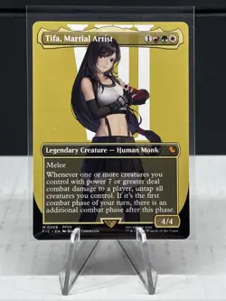 Magic The Gathering Final Fantasy Commander Tifa Martial Artist Borderless 0206 - Image 1