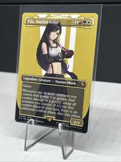 Magic The Gathering Final Fantasy Commander Tifa Martial Artist Borderless 0206 - Image 2
