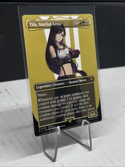 Magic The Gathering Final Fantasy Commander Tifa Martial Artist Borderless 0206 - Image 3