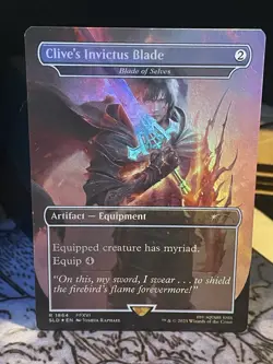 Blade of Selves #1864 FOIL Clive's Invictus NM MTG Final Fantasy Secret Lair - Image 1