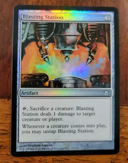 Blasting Station FOIL x1 MTG Fifth Dawn Magic Light Play LP English - Image 1