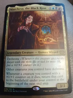 Marchesa, the Black Rose Double Masters 2022 Foil - Image 1