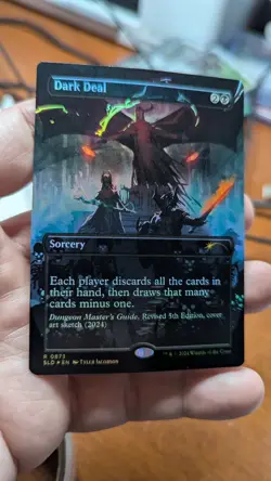 1x Dark Deal RAINBOW FOIL Secret Lair X D&D NM - Magic MTG x1 - Image 1